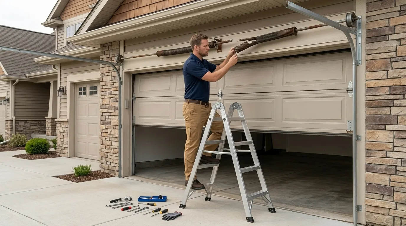 Repaired & tested - Murfreesboro garage door service